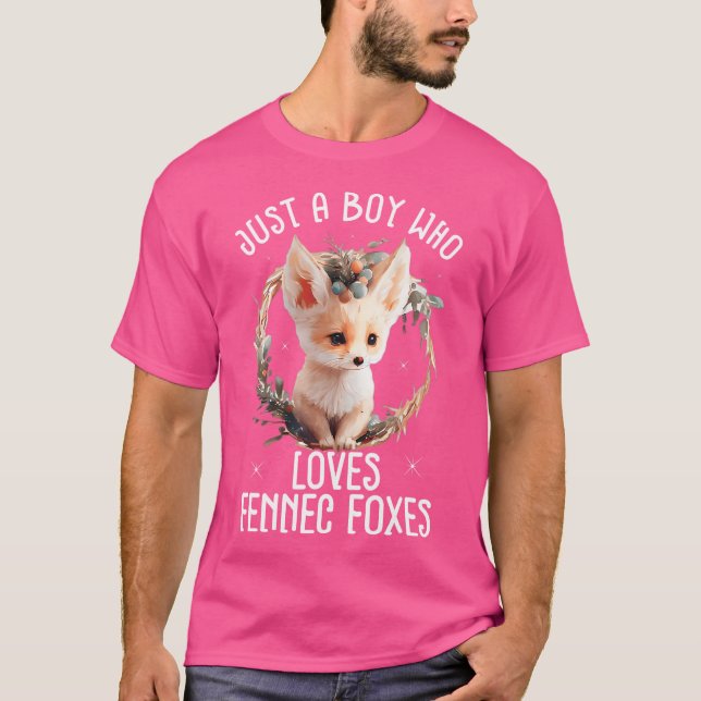 Fennec Fox Niedliche Fennic Foxes Fenec Animal Fox T-Shirt (Vorderseite)
