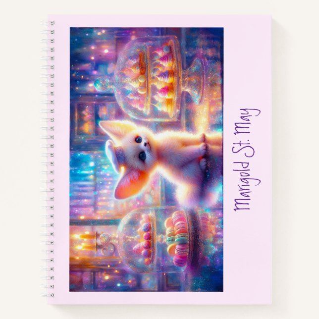 Fennec Fox Notizblock Notizbuch (Vorderseite)