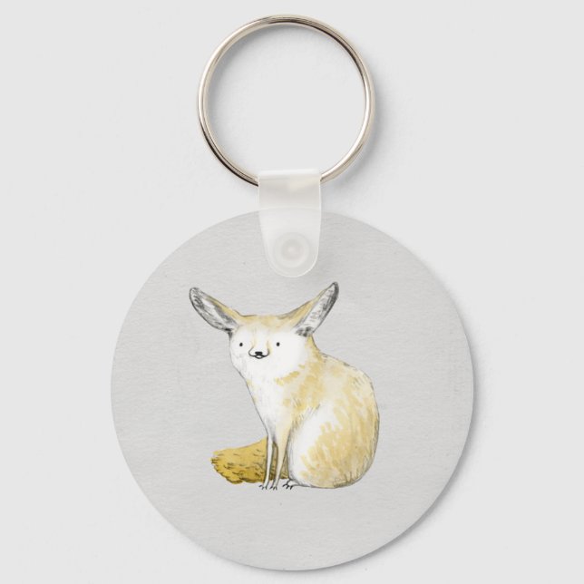 Fennec Fox Schlüsselanhänger (Vorderseite)