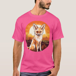 Fennec Fox Sunset Fennec Fox Lover Foxes T-Shirt