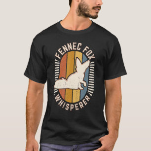 Fennec Fox Whisperer Vintag Classic Retro Animal T-Shirt