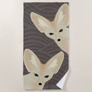 Fennec Foxes Badetuch