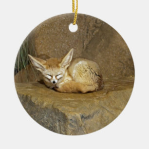 fennec Fuchs Keramik Ornament