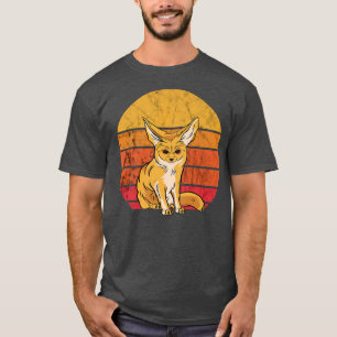 Fennec für Vintage Retroohren Tierfutter zur Liebe T-Shirt
