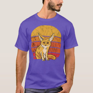Fennec für Vintage Retroohren Tierfutter zur Liebe T-Shirt