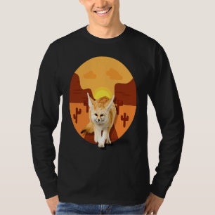 Fennek Fuchs Tier Canide Wüste Männer Frauen Kinde T-Shirt