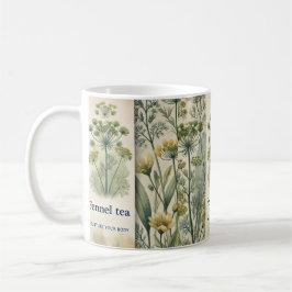 Fennel Tea Design AI art Kaffeetasse