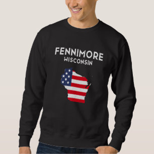 Fennimore Wisconsin USA Staat America Travel Wisco Sweatshirt