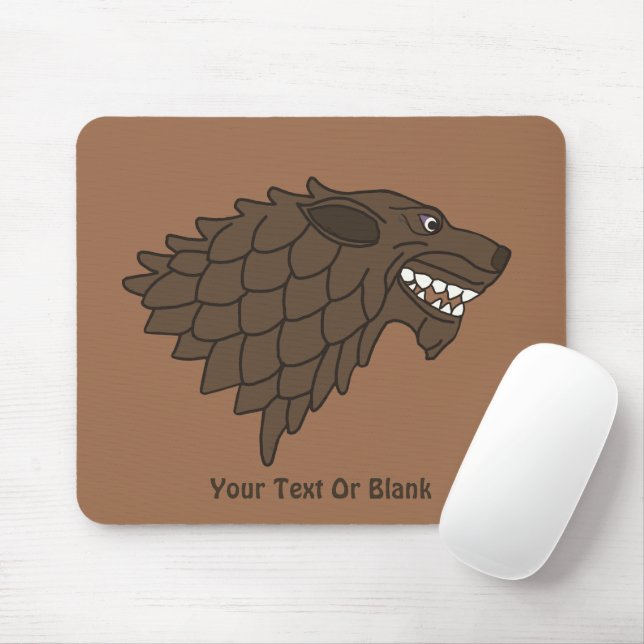 Fenrir/Fenriswolf Mousepad (Mit Mouse)