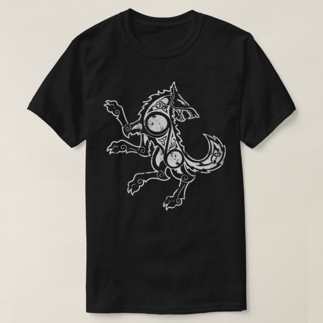 Fenrir viking symbol T-Shirt (Design vorne)