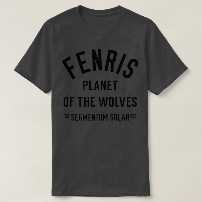 Fenris Planet der Wölfe T-Shirt (Design vorne)