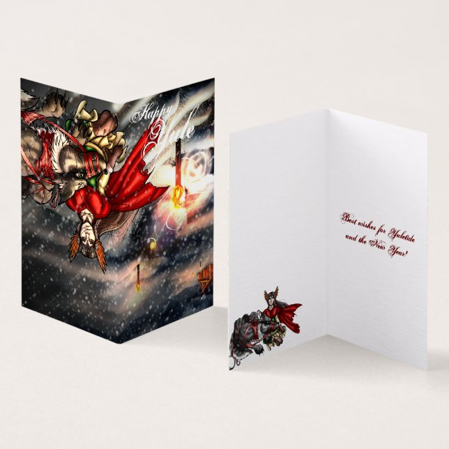 Fensalir's Door: Yuletide Kindness Grußkarten (Innenseite und Außenseite)