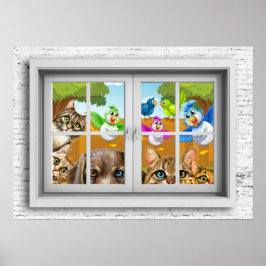 Fenster-Ansicht-Poster Poster