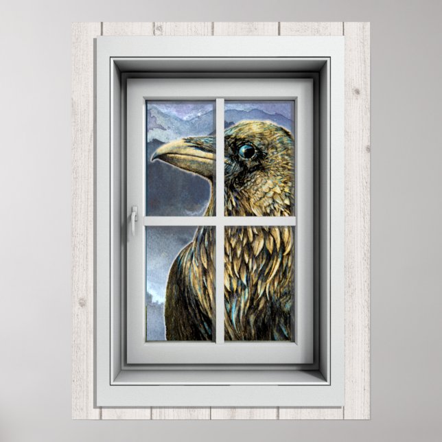 Fenster-Ansicht-Poster Poster (Vorne)