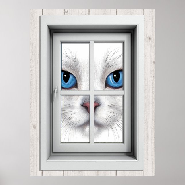 Fenster-Ansicht-Poster Poster (Vorne)