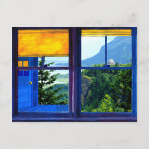 Fenster auf der Schlucht - Postkarte
