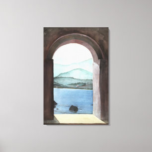 Fenster auf Kreta Leinwanddruck