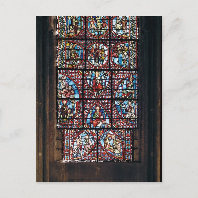 Fenster aus dem Ambulatorium Postkarte (Vorderseite)
