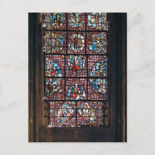 Fenster aus dem Ambulatorium Postkarte