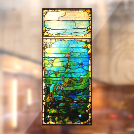 Fenster aus gestanztem Glas sieht aus Seestern Fensteraufkleber