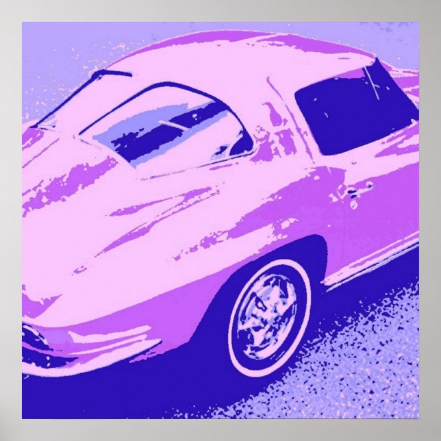 Fenster "Corvette" Poster (Vorne)