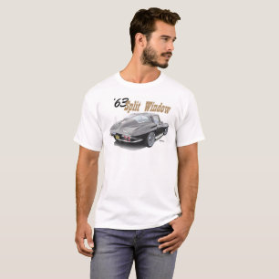 Fenster-Coupé T - SHIRT 1963 Korvette aufgeteilte