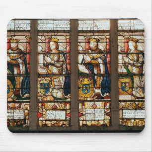 Fenster, das Francois de Bourbon darstellt Mousepad