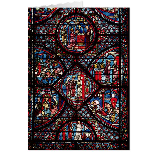 Fenster, das Szenen darstellt (Vorne)