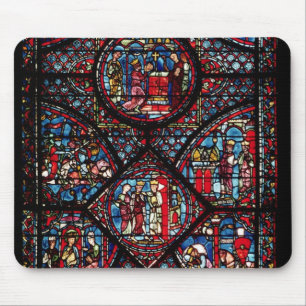 Fenster, das Szenen darstellt Mousepad
