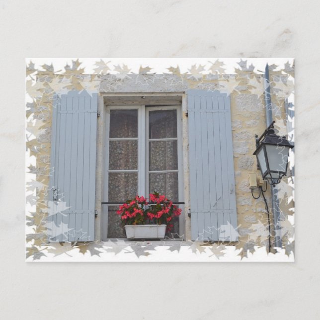 Fenster der Dordogne Postkarte (Vorderseite)