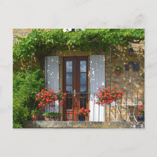 Fenster der Dordogne Postkarte (Vorderseite)