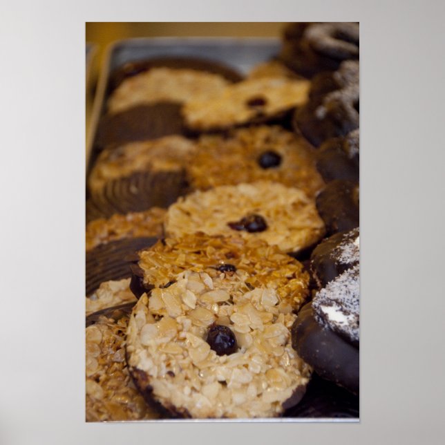 Fenster der örtlichen Bäckerei, Wertheim, Poster (Vorne)