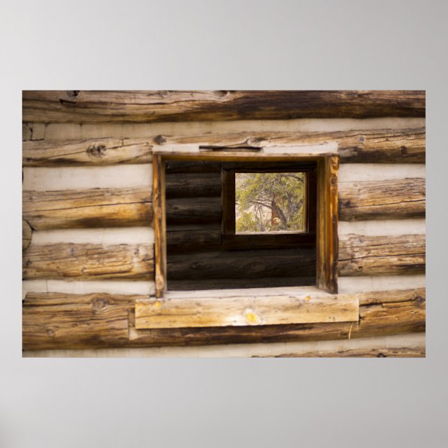 Fenster durch und durch Kabinen Poster (Vorne)