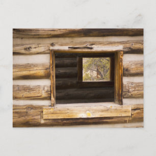 Fenster durch und durch Kabinen Postkarte