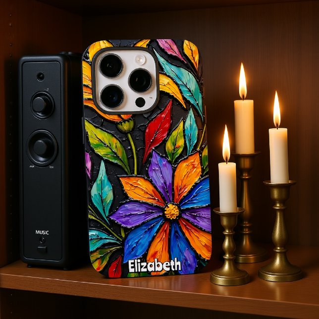 Fenster "Floral gesteinigtes Glas" Case-Mate iPhone Hülle (Von Creator hochgeladen)