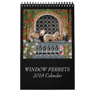 Fenster-Frettchen-Kalender Kalender