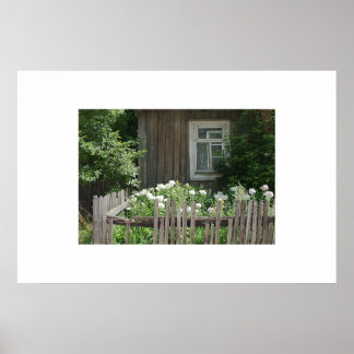 Fenster - Gerahmter Druck Poster