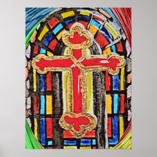 Fenster "Glass Church" Poster