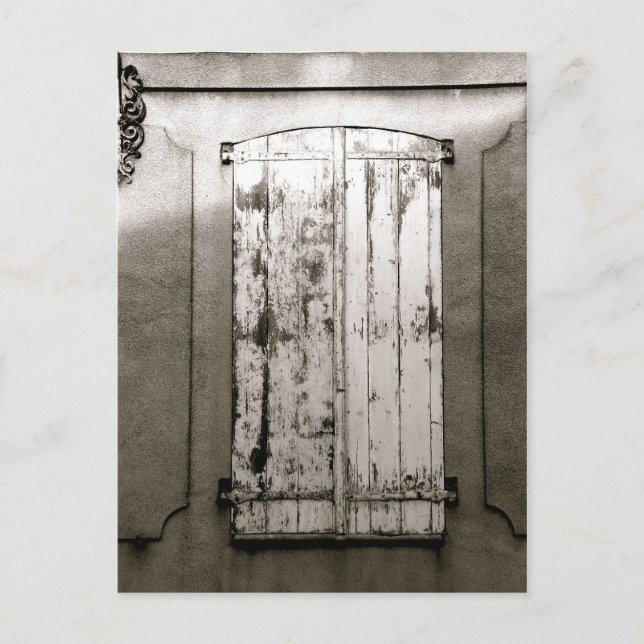 Fenster, Gravelines, FRANKREICH Postkarte (Vorderseite)