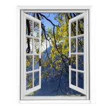 Fenster "Herbstlaub Berglage" Imitate im Herbst