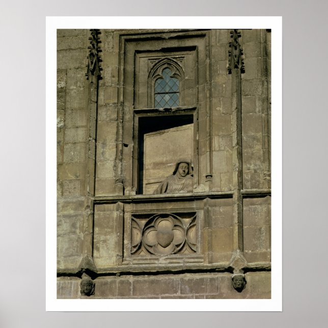 Fenster im Eingang mit einer Figur Poster (Vorne)