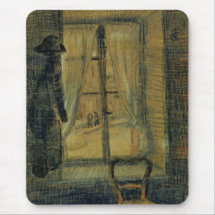 Fenster im Restaurant Le Tambourin von Vincent van Mousepad