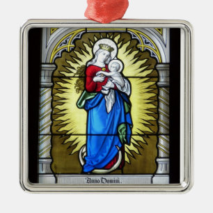 Fenster "Kirche von Madonna und Kind" Ornament Aus Metall