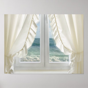 Fenster mit Ansicht - Poster