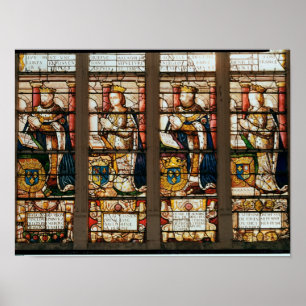 Fenster mit Francois de Bourbon Poster