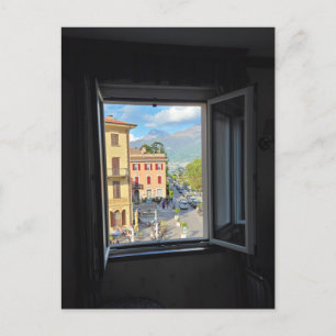 Fenster nach Italien Postkarte