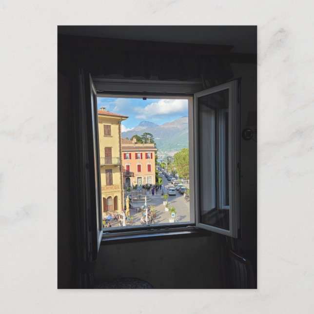 Fenster nach Italien Postkarte (Vorderseite)