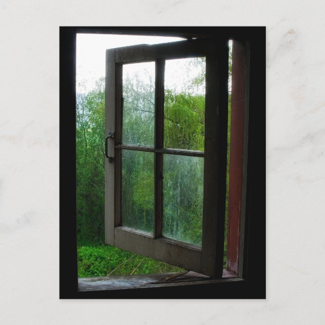 Fenster öffnen postkarte (Vorderseite)