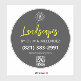 Fenster "Pflegekarren" für Dandelion-Logos Aufkleber