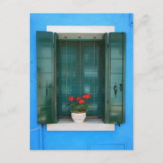 Fenster Postkarte